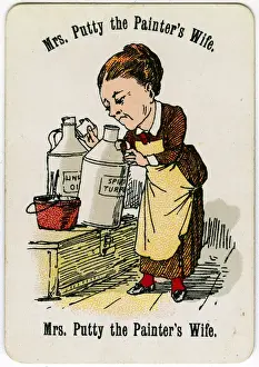 Jars Prints: Cheery Families - Mrs Putty the Painters Wife