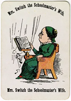 Doyle Collection: Cheery Families - Mrs Switch the Schoolmasters Wife