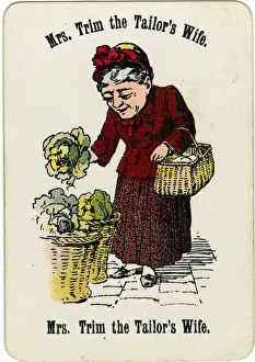 Cabbage Prints: Cheery Families - Mrs Trim the Tailors Wife