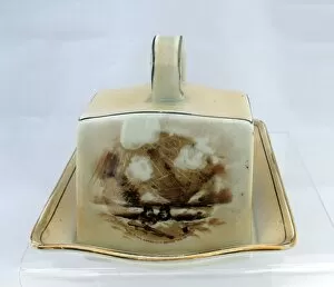 Images Dated 4th October 2012: Cheese dish - Bairnsfatherware
