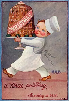 Chef with Pudding