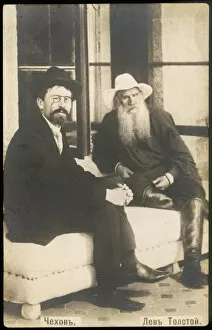 Writer Gallery: Chekhov with Tolstoy