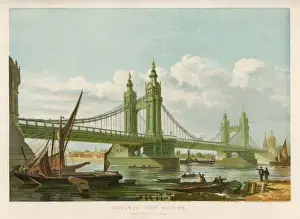Chelsea Bridge 1858
