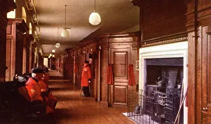 Pensioner Prints: Chelsea Pensioners in a Long Ward, Royal Hospital, London