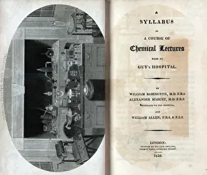 Guys Prints: Chemical Theatre, Guys Hospital