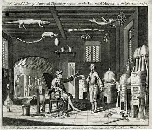 1747 Prints: Chemist Laboratory Science Chemistry 1747 Surrounded