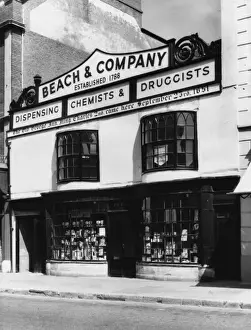 Established Prints: Chemist Shop / Bridport