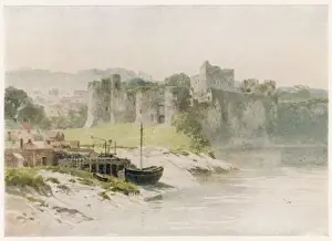 Chepstow Prints: Chepstow Castle C1910