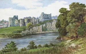 Chepstow Castle, Wye Valley, Monmouthshire, South Wales