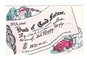 Spoof Prints: Cheque from the Bank of Good Fortune