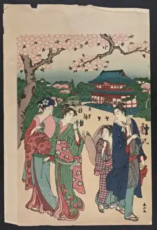Ueno Prints: Cherry blossom viewing at Ueno