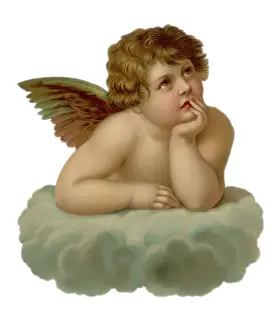 Cherub Looking to Right