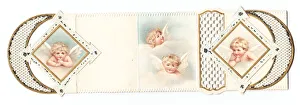 Images Dated 11th May 2018: Four cherubs on a greetings card