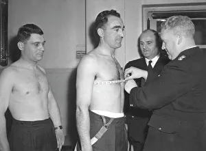 London Fire Brigade Gallery: Chest measurement of LFB applicant