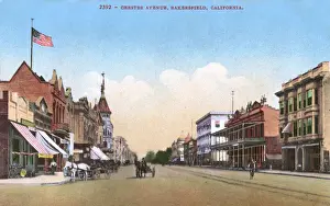 Sunblind Prints: Chester Avenue, Bakersfield, Kern County, USA