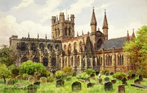 Churchyard Prints: Chester Cathedral, Cheshire