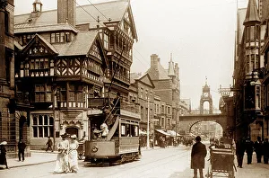 Chester Prints: Chester Eastgate Street early 1900s
