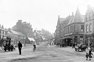 Buses Prints: Chester le Street early 1900s