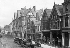 Images Dated 19th October 2009: Chester - view toward Eastgate