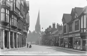 Pram Prints: Chesterfield Church from Knifesmith Gate