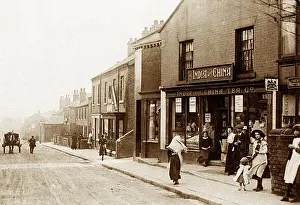 Chesterfield Prints: Chesterfield New Whittington South Street early 1900s