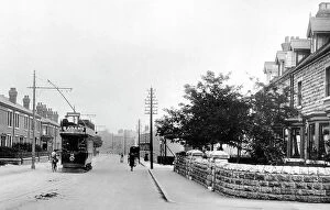 Chesterfield Collection: Chesterfield Road, Mansfield early 1900's