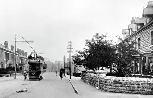 Mansfield Prints: Chesterfield Road, Mansfield early 1900's