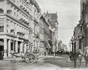 Chestnut Prints: Chestnut Street, Philadelphia, Pennsylvania, USA