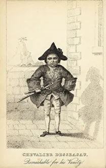Memoirs And Anecdotes Prints: Chevalier Desseasau, remarkable for his vanity, died 1775