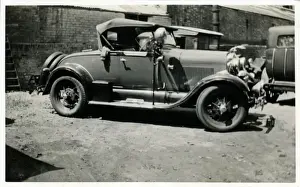 Seater Prints: Chevrolet Two-seater Vintage Car, Britain