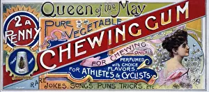 Confectionery Prints: Chewing Gum advert