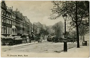 Cheyne Prints: Cheyne Walk, East, Chelsea, London
