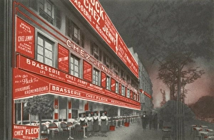 Images Dated 15th May 2012: Chez Fleck restaurant, The King of the Sauerkraut