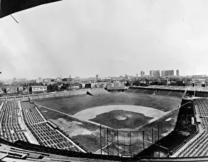 Chicago Prints: Chicago Cubs (Wrigley Field) stadium, Chicago, USA