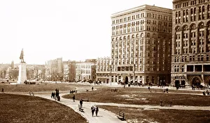 Chicago - hand coloured when published - early 1900s