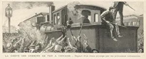 Departs Prints: Chicago Rail Strike