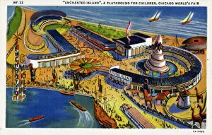 Images Dated 2nd October 2020: Chicago Worlds Fair 1933 - Enchanted Island