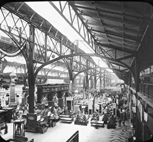 Arcade Prints: Chicago Worlds Fair - general Interior Mining Building