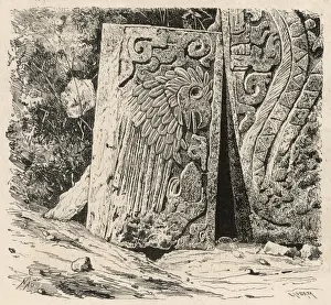 Chichen Prints: Chichen Itza / Bird Relief