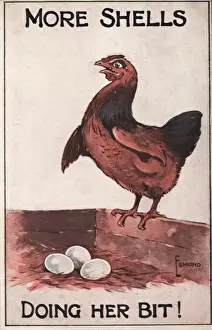 Producing Prints: Chicken Munitions Shells WW1
