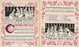 Crows Prints: Chickens Come Clock, words and music