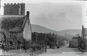 Chideock Prints: Chideock Village Scene