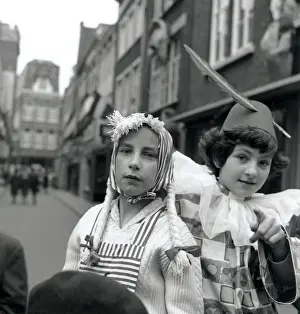 Plaits Prints: Chidren in carnival costume, Venlo, Netherlands