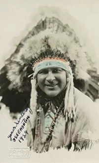 Chief Oskenonton, Mohawk tribe, Canada