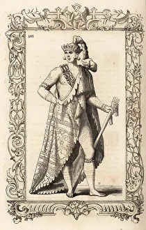 Huyot Prints: Chief Satouriona of the Ticumua, Florida