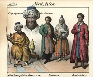 Boots Prints: Chief of the Tatar city of Kazan, and Kachin