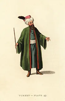 Regency Era Prints: Chief Usher to the Sultan, Ottoman Empire