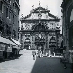 Images Dated 17th May 2021: Chiesa di San Moise, Venice, Italy