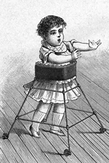 Images Dated 15th August 2012: Child in Baby-Walker