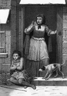 Sheltering Prints: Child on Doorstep